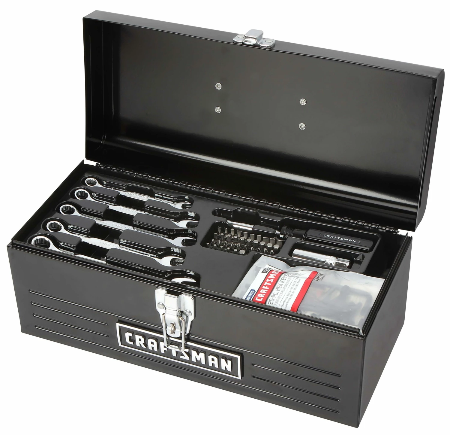 Best deal β€οΈ Craftsman 130-Piece Mechanic's Tool Set and 16-in Metal π₯° Toolbox π 1 Best deal β€οΈ Craftsman 130-Piece Mechanic's Tool Set and 16-in Metal π₯° Toolbox π