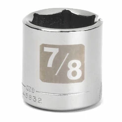 Hot Sale 😀 Craftsman 7/8" 3/8" Drive Easy-To-Read STD Socket 🎉