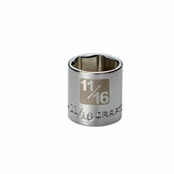 Deals ❤️ Craftsman 11/16 in, 6 pt, 3/8" Drive, STD Socket 🎉