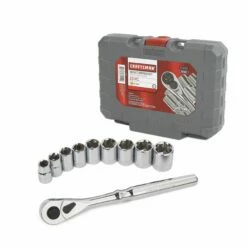 Promo π€© Craftsman 10-Piece 6-Point 3/8-in Metric Socket Wrench Set π₯
