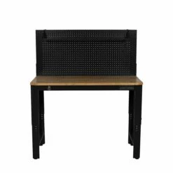 Coupon ❤️ Craftsman 48 in. Adjustable Height Workbench with Pegboard and LED Light ✔️