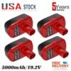 Buy 🎉 Craftsman 4PCS 19.2Volt PP2030 For Craftsman C3 5.0Ah Lithium-Ion Battery 11375 130279005 👏