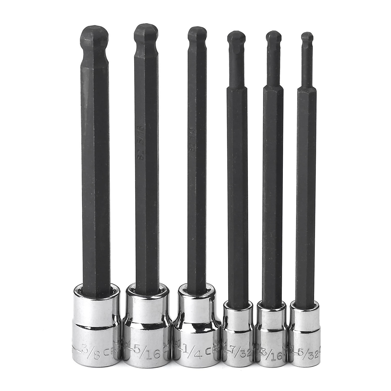 New π Craftsman 6 pc. 3/8" Drive Mid-Length Ball End Hex Bit Set β¨ 1 New π Craftsman 6 pc. 3/8" Drive Mid-Length Ball End Hex Bit Set β¨