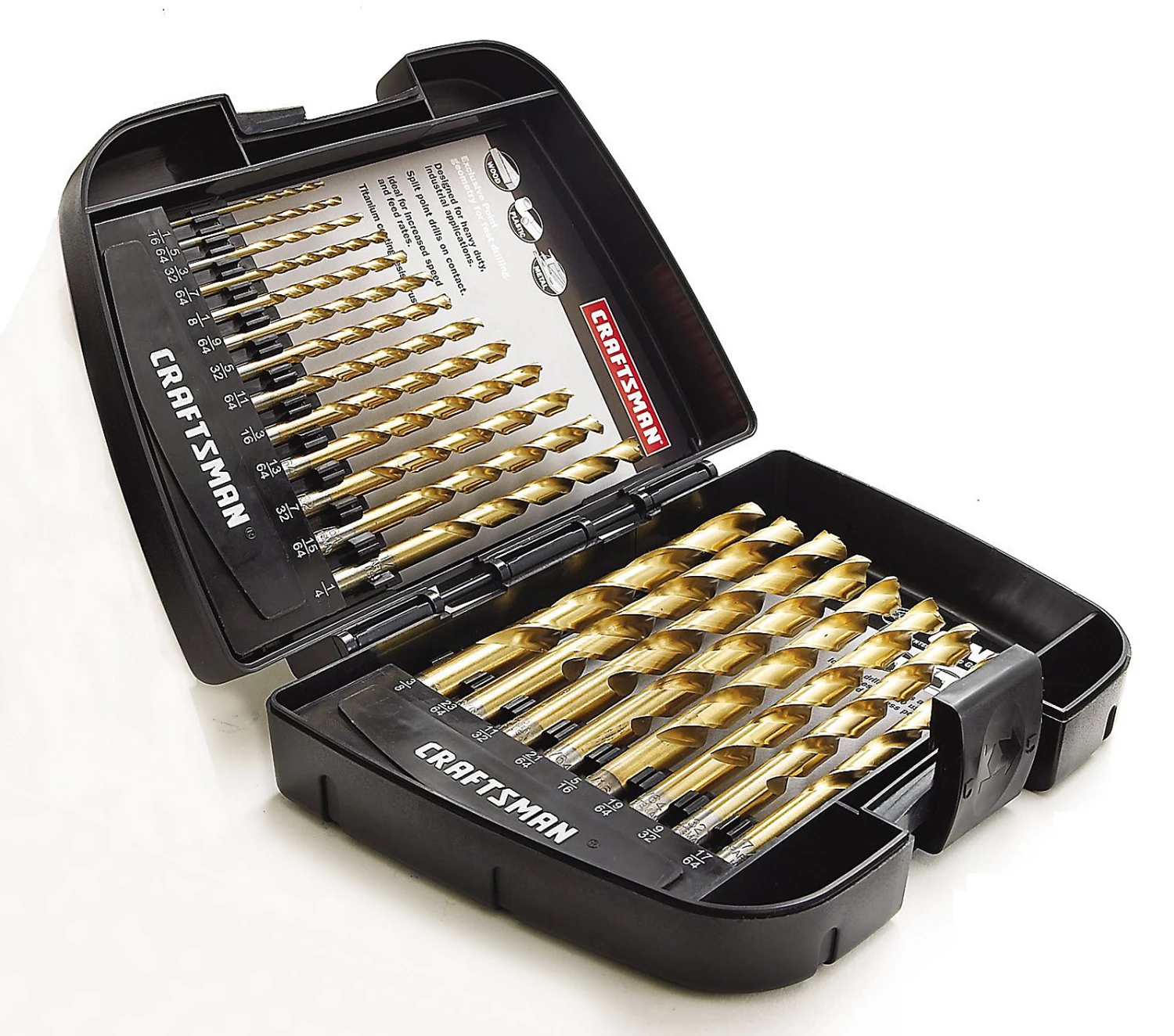 Flash Sale π Craftsman 21 pc. Titanium Coated Drill Bit Set π 2 Flash Sale π Craftsman 21 pc. Titanium Coated Drill Bit Set π - Image 2